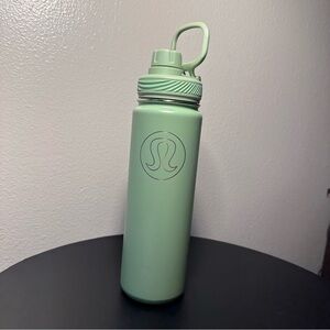Lululemon mint green water bottle